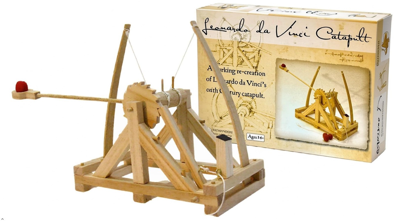 PATHFINDERS STEM Kits – Leonardo da Vinci Catapult kit | Trebuchet Science