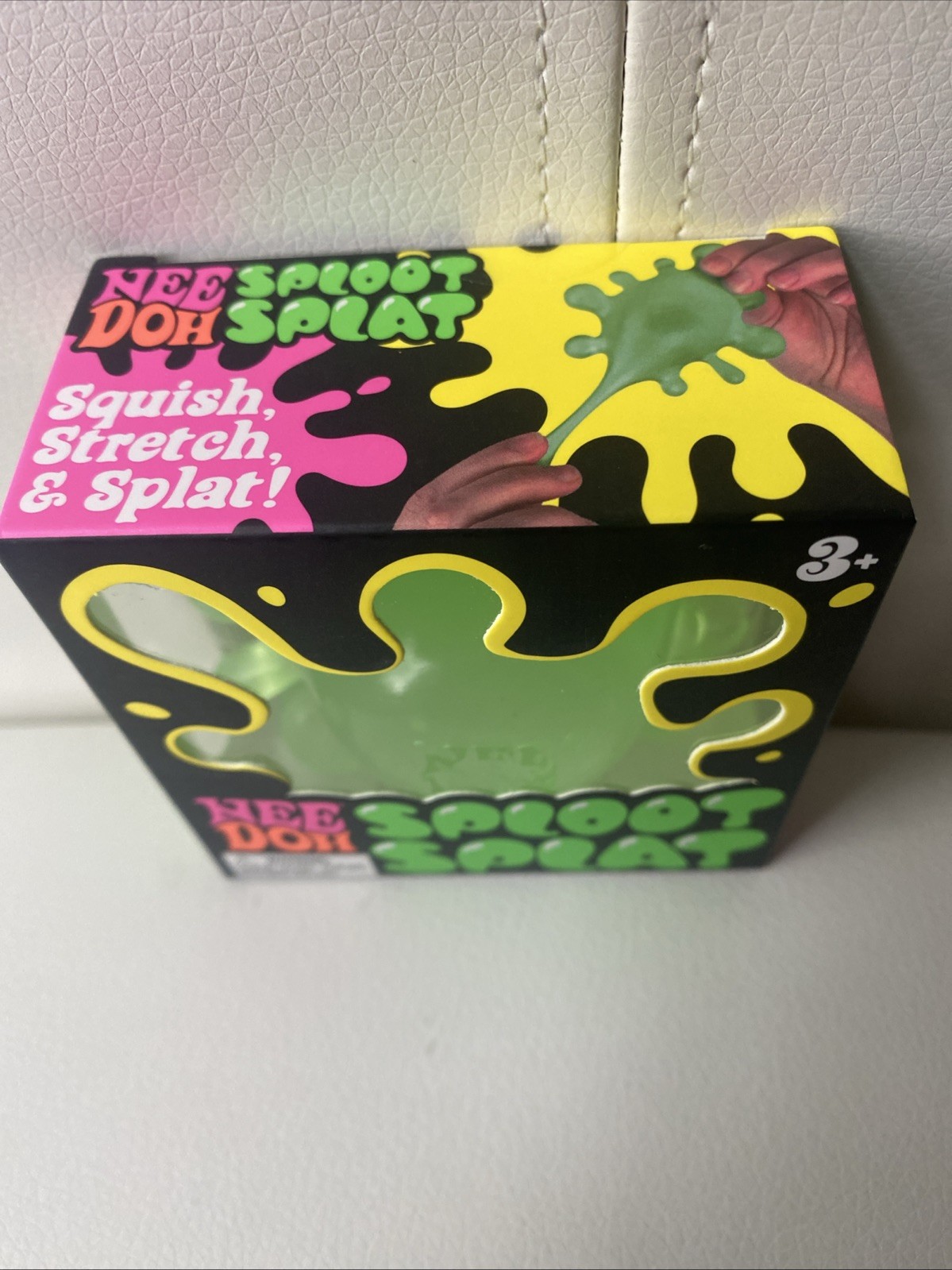 New Nee Doh Splooot Splat Green Tactile Squeeze Toy Sensory Ages 3+