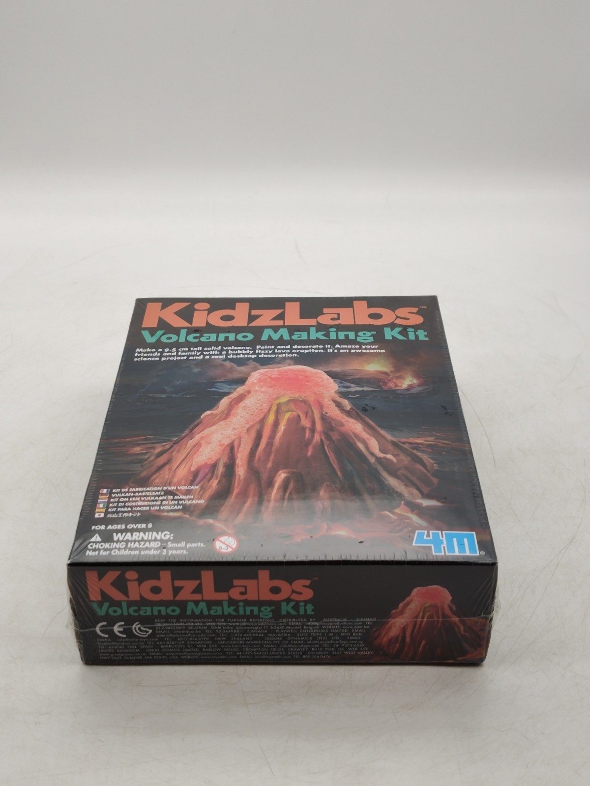 KidzLabs-Volcano Making Kit-Science Project-Great Gift-Brand New Sealed-Ages 8+