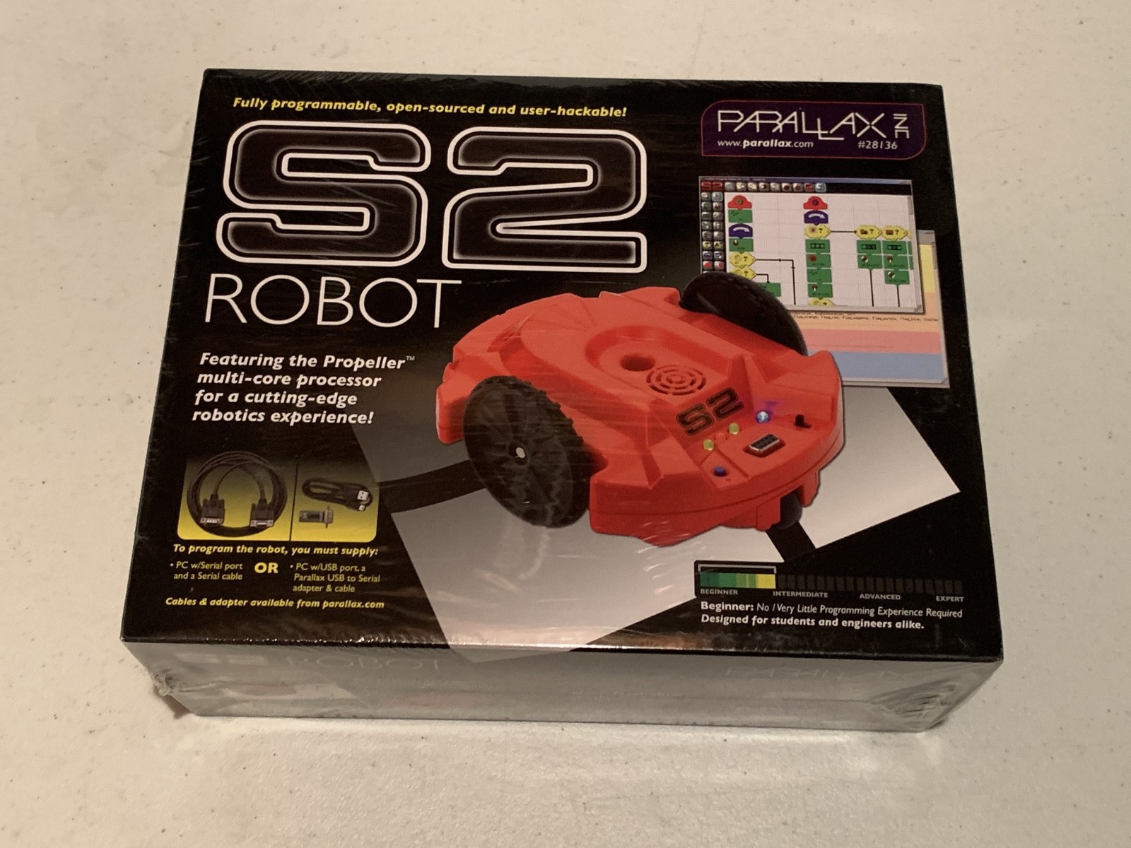 Parallax S2 Robot and Basic Stamp Activity Bundle: STEM / Robotics / Education