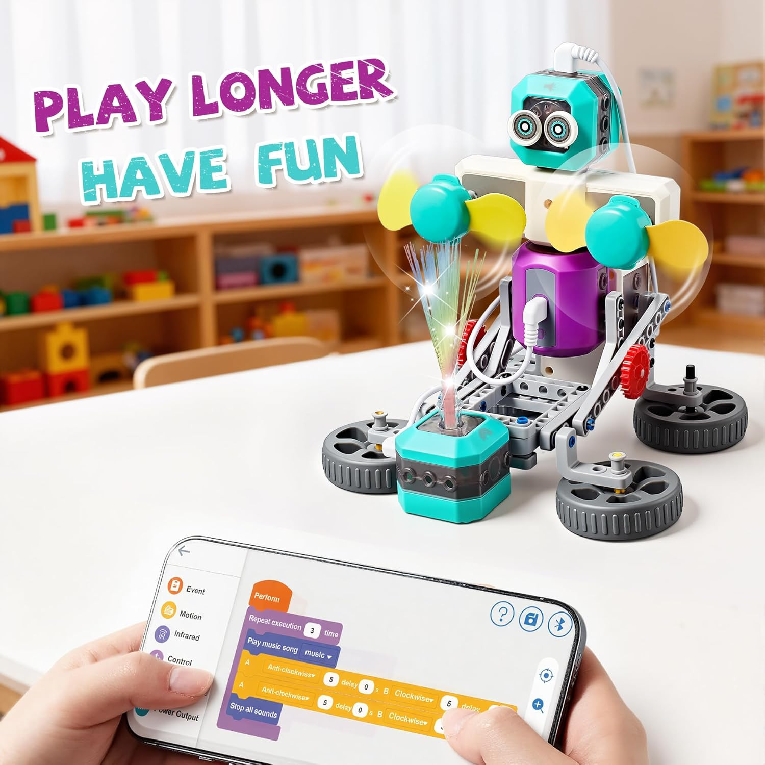 24-IN-1 STEM Circuit Science Experiments Robotics Kits Toys for Kids Ages 8-12 9