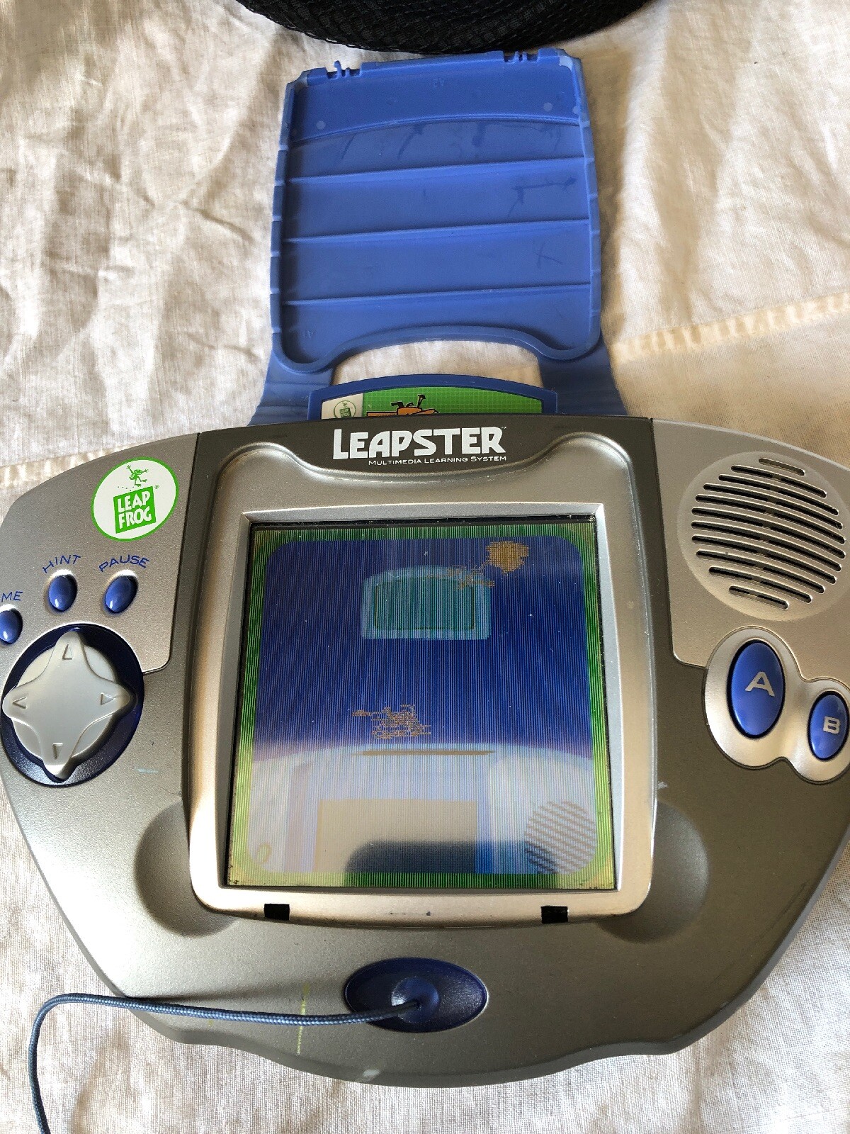 Leapfrog Leapster Pink And Purple Game System for parts repair