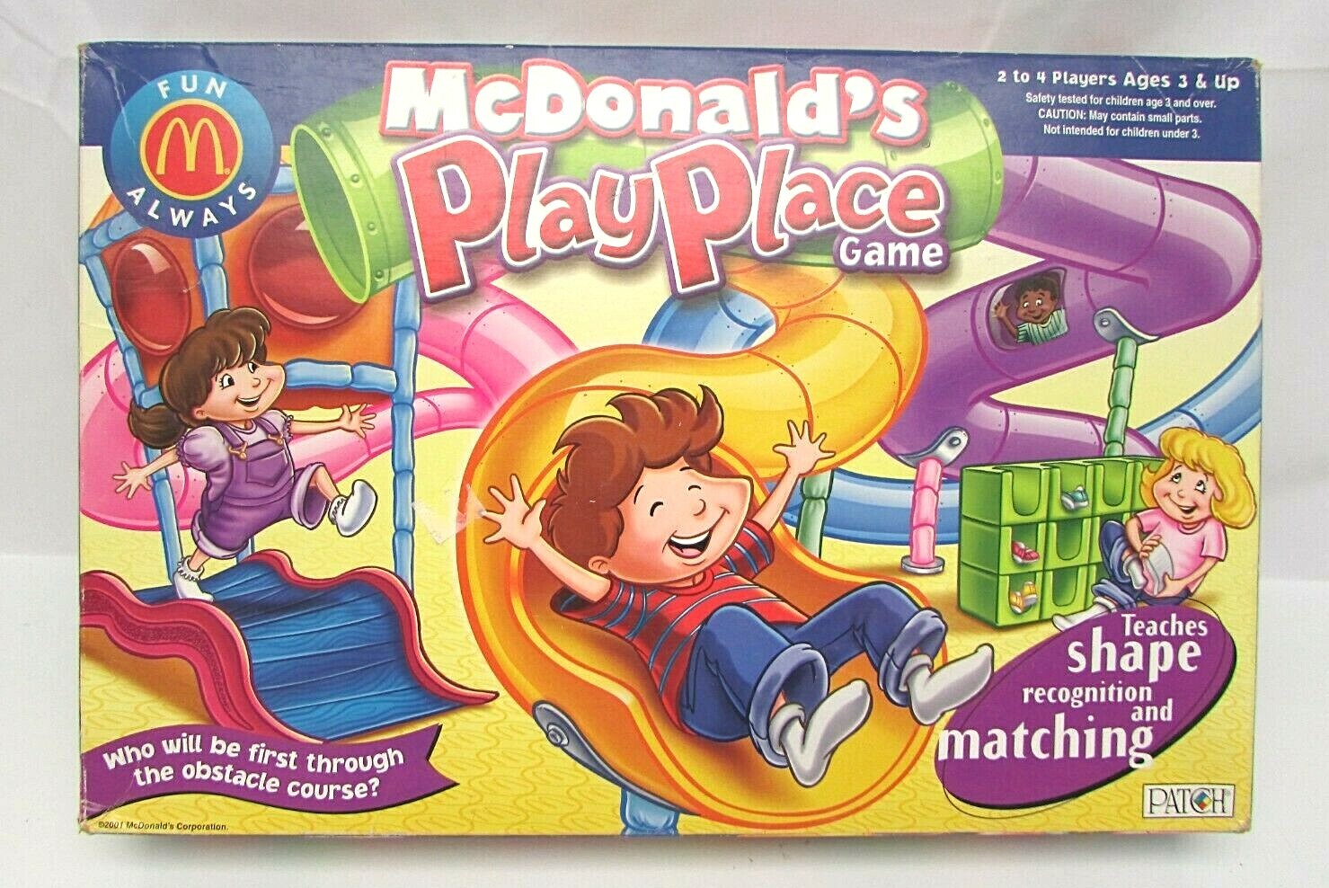 McDonald’s PlayPlace Game 2001 NEW Learning Teaching Game Patch Brand Ages 3 Up