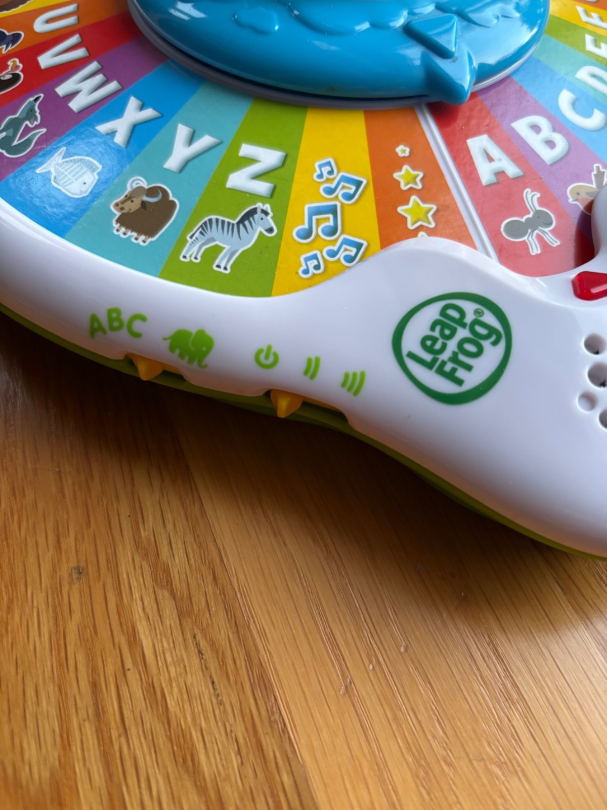 Leap Frog Baby Alphabet ABC & Animal Push & Spinning Wheel Learning Song Letter