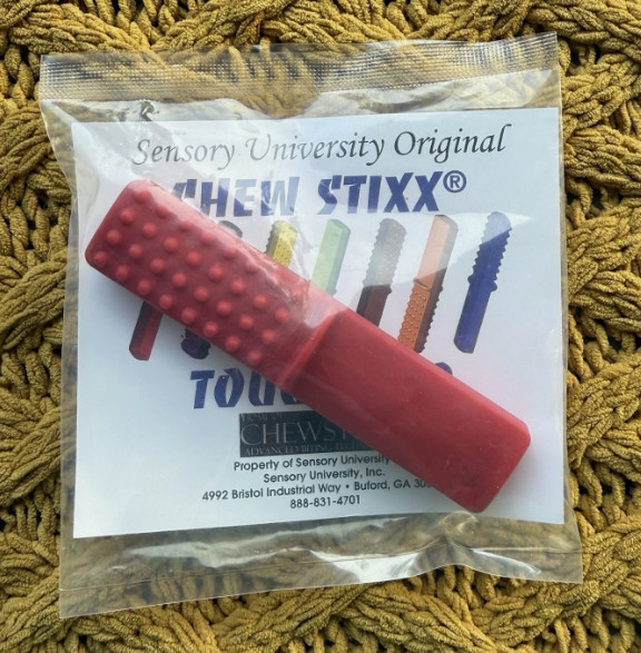 Chew Stixx Tough Bar Sticks for Kids Sensory Autism Red
