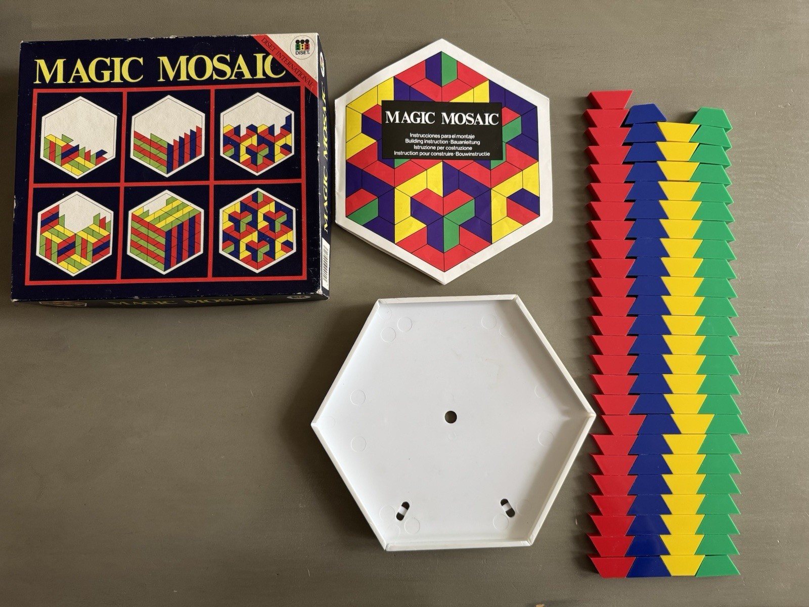 MAGIC MOSAIC Diset International Educational Design Puzzle Toy Spain
