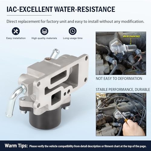237814W001 Idle Air Control Valve for Pathfinder 2001-2003, Altima 2002, Maxima
