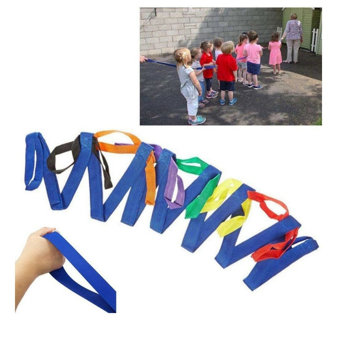 Safety Walking Rope with Colorful Handles for Daycare Teacher and Schools TLC