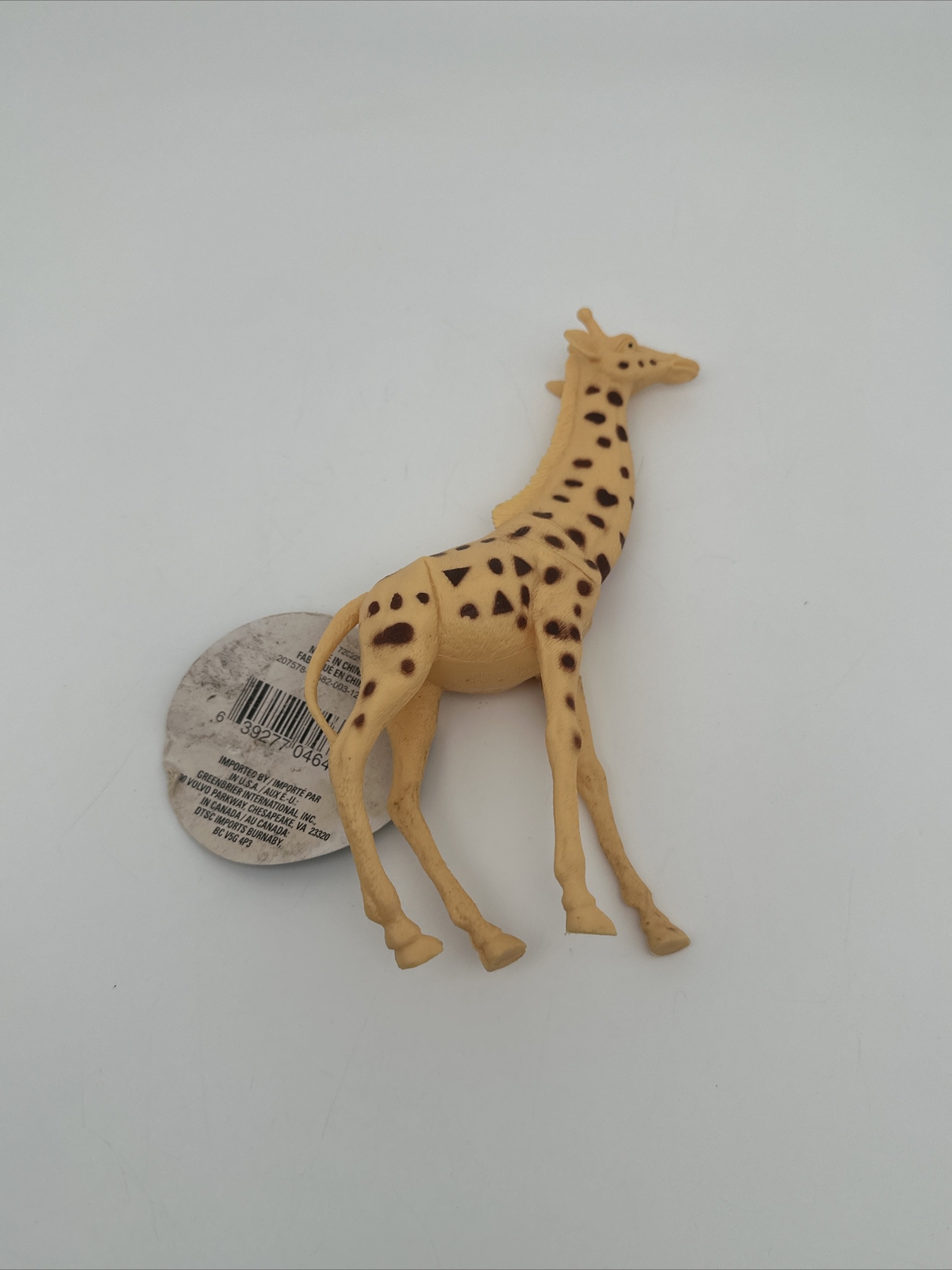 Giraffe Wild Safari Figure Plastic Animal Pretend Play Toys Greenbrier Toys….91