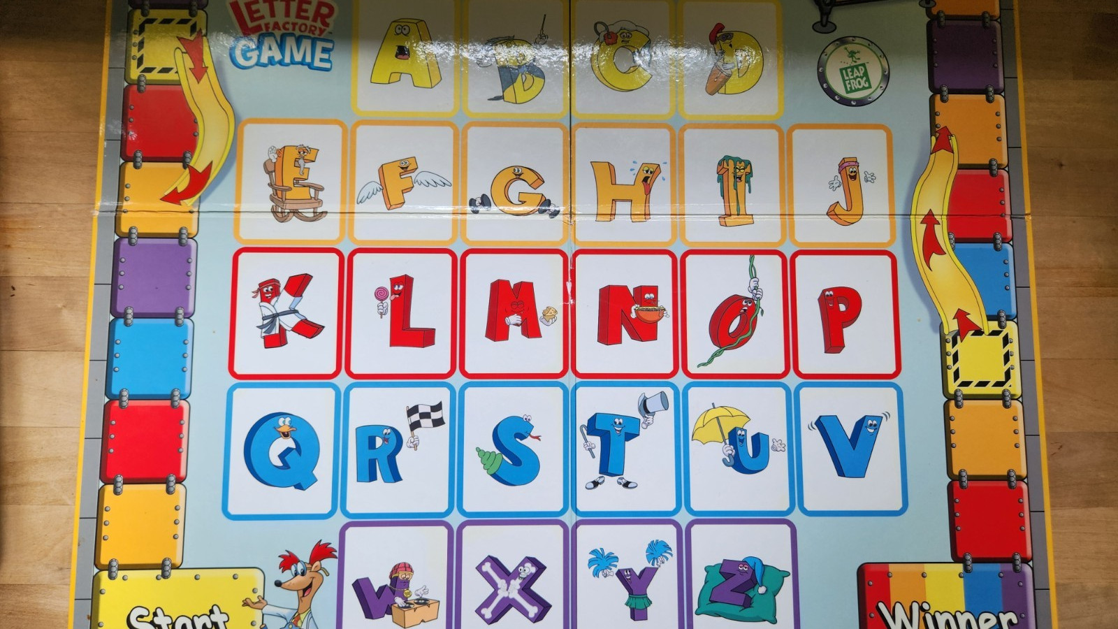 Leapfrog Letter Factory Game 2 in 1 Phonics Colors Counting 3+ Years Works