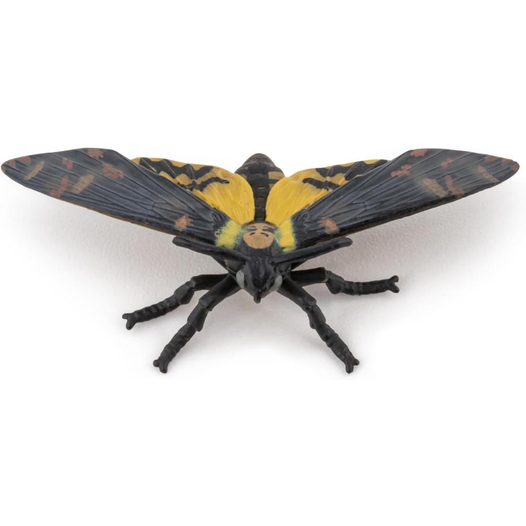Hawkmoth Figurine – Hand Painted Collectible Toy Moth Insect Figure – NEW Papo
