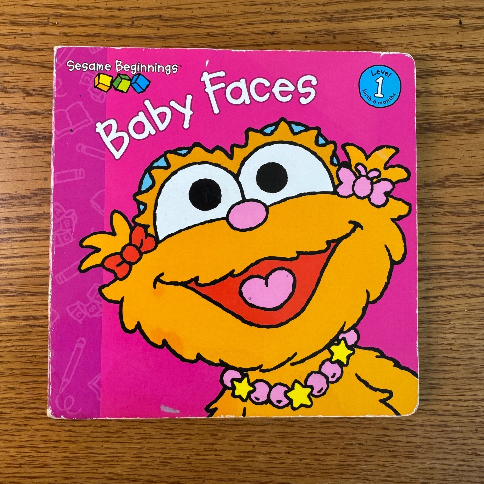 Sesame Beginnings Baby Faces Board Book Level 1 Random House