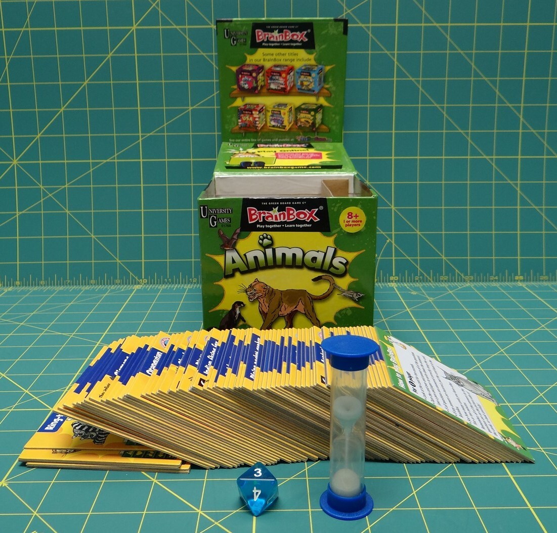 University Games BrainBox Memory Game Animals Edition Ages 8 and Up