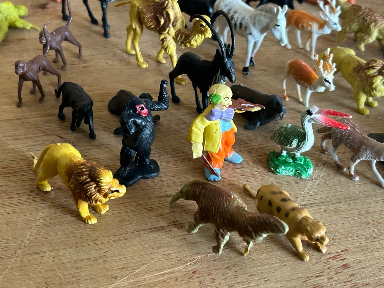 Toy Animal Junk Drawer Lot 90+ Mini Miniature Safari Outback Forest Zoo Crafts