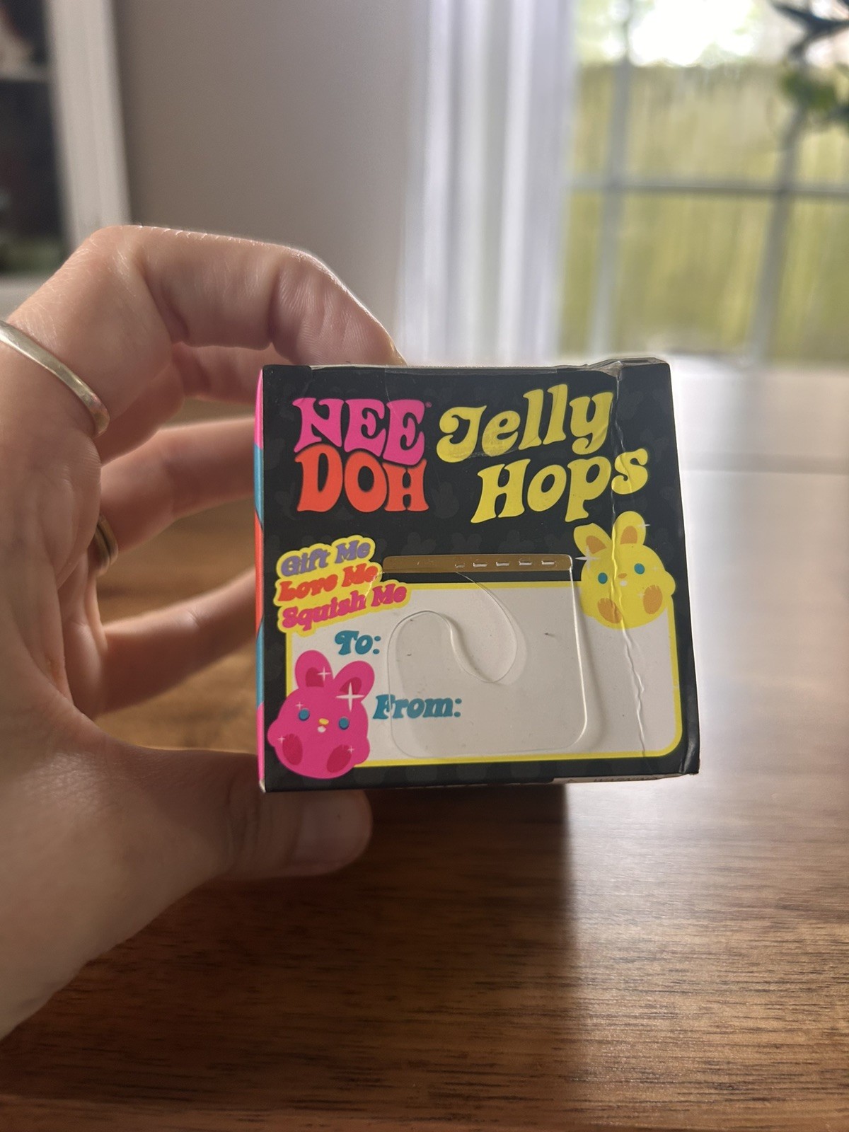 Nee Doh Jelly Hops Bunny Rare 🐰 USA Seller 🐰 Yellow NeeDoh Scented Squishy