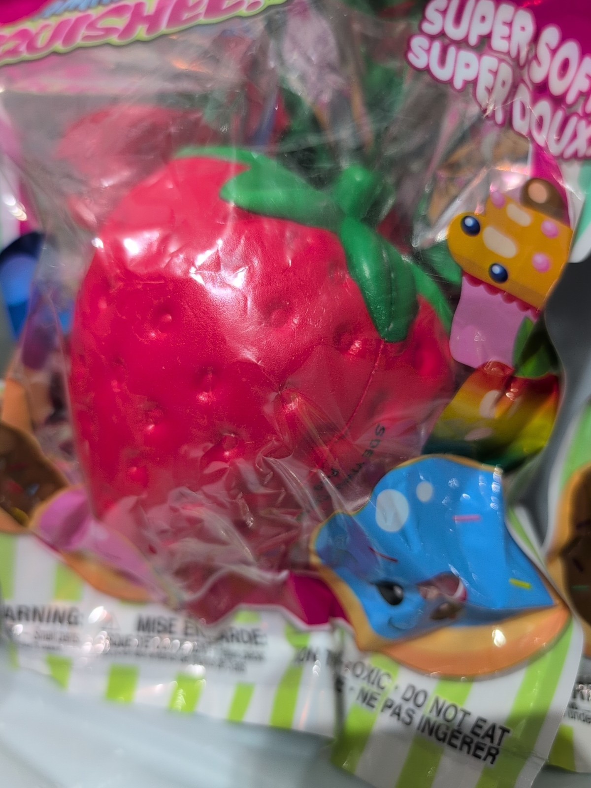 Amazing Squishee Strawberry & Ice Cream Cone Series 2 Soft Foam Slow Rise Stress