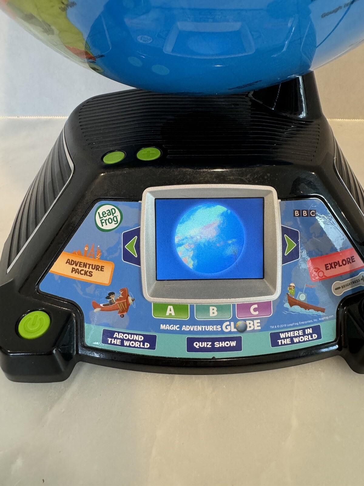 Leap Frog Magic Adventures Globe With Pen Leapfrog Educational Toy – Works!