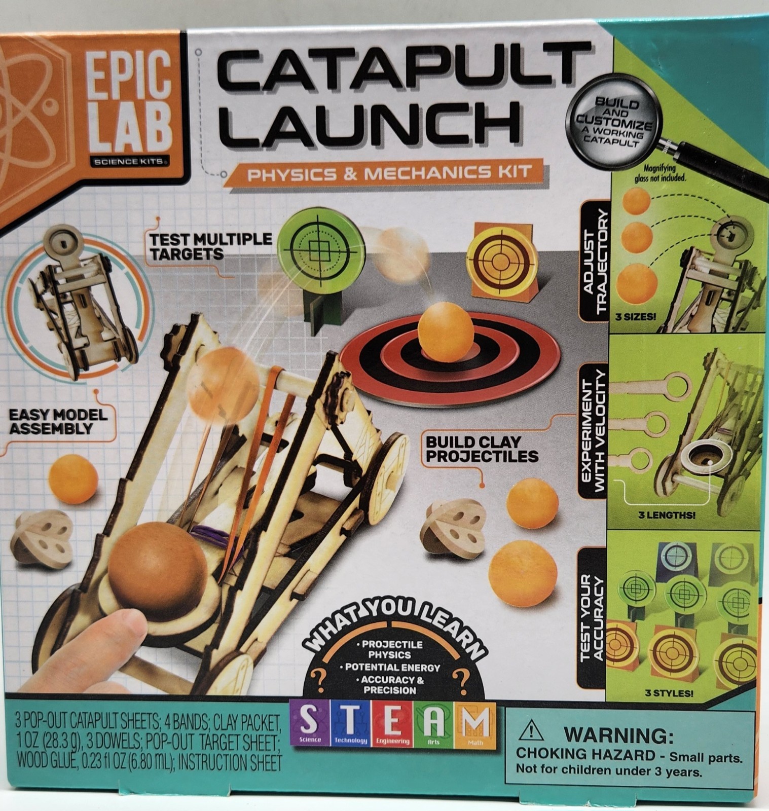 Epic Lab Science Kits Physics & Mechanics Kit Catapult Launch 2021 Brand New