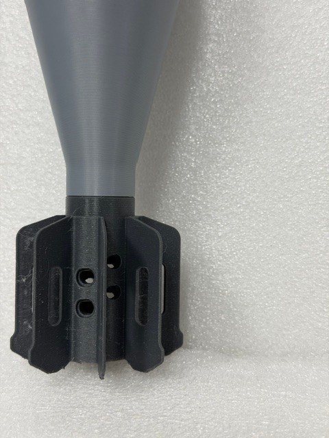 M83 60m ILL Illuminating Mortar WWII Era Made is USA 3D Printed Replica