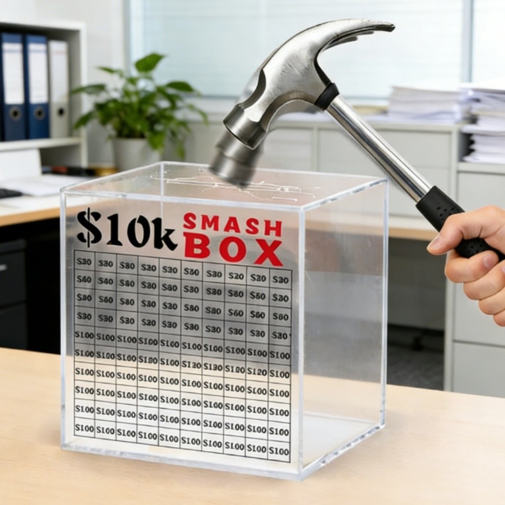 For Home Savings Jar Money Storage Home Office Use One-way Slot Design