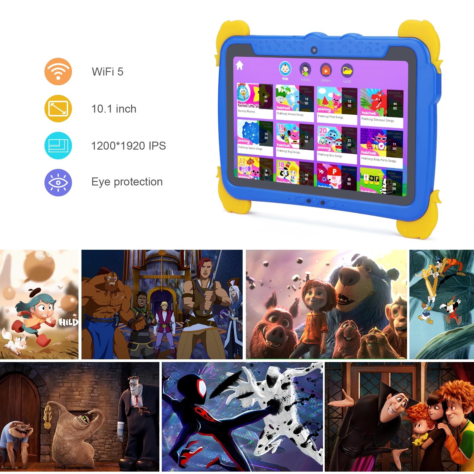 C idea Android 13 Kids Tablet,10.1 inchTablet for Kids,Children Tablet 4GB RA…