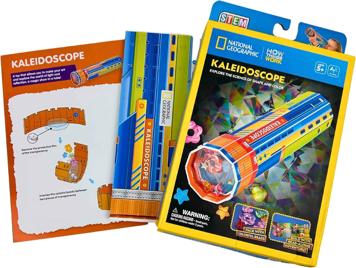 University Games National Geographic Build Your Own Kaleidoscope, STEAM Educatio
