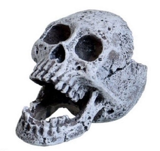 UNDERWATER TREASURES LAUGHING SKULL MINI 53421 – ORNAMENT for AQUARIUMS
