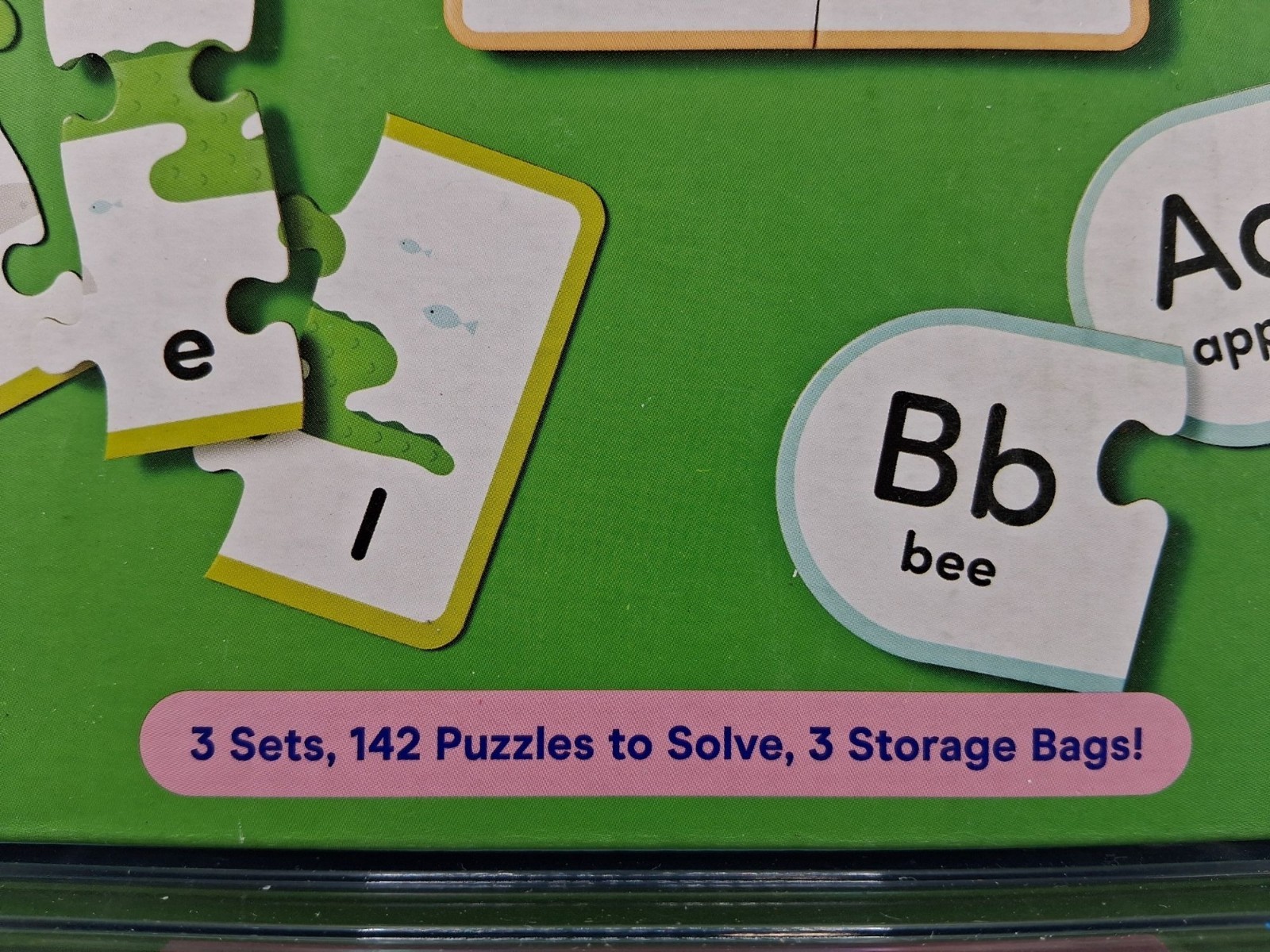 Giggle Scape Words Numbers & Letters Game 59-Piece Kids Puzzle Set