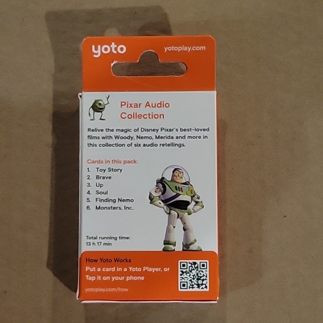 Disney Pixar Audio Collection Yoto SIX (6) Card Pack – NEW!
