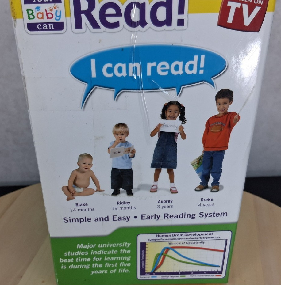 Your Baby Can Read Complete 4 DVD set, 4 Books, 3 Whiteboards, Custom Flashcards