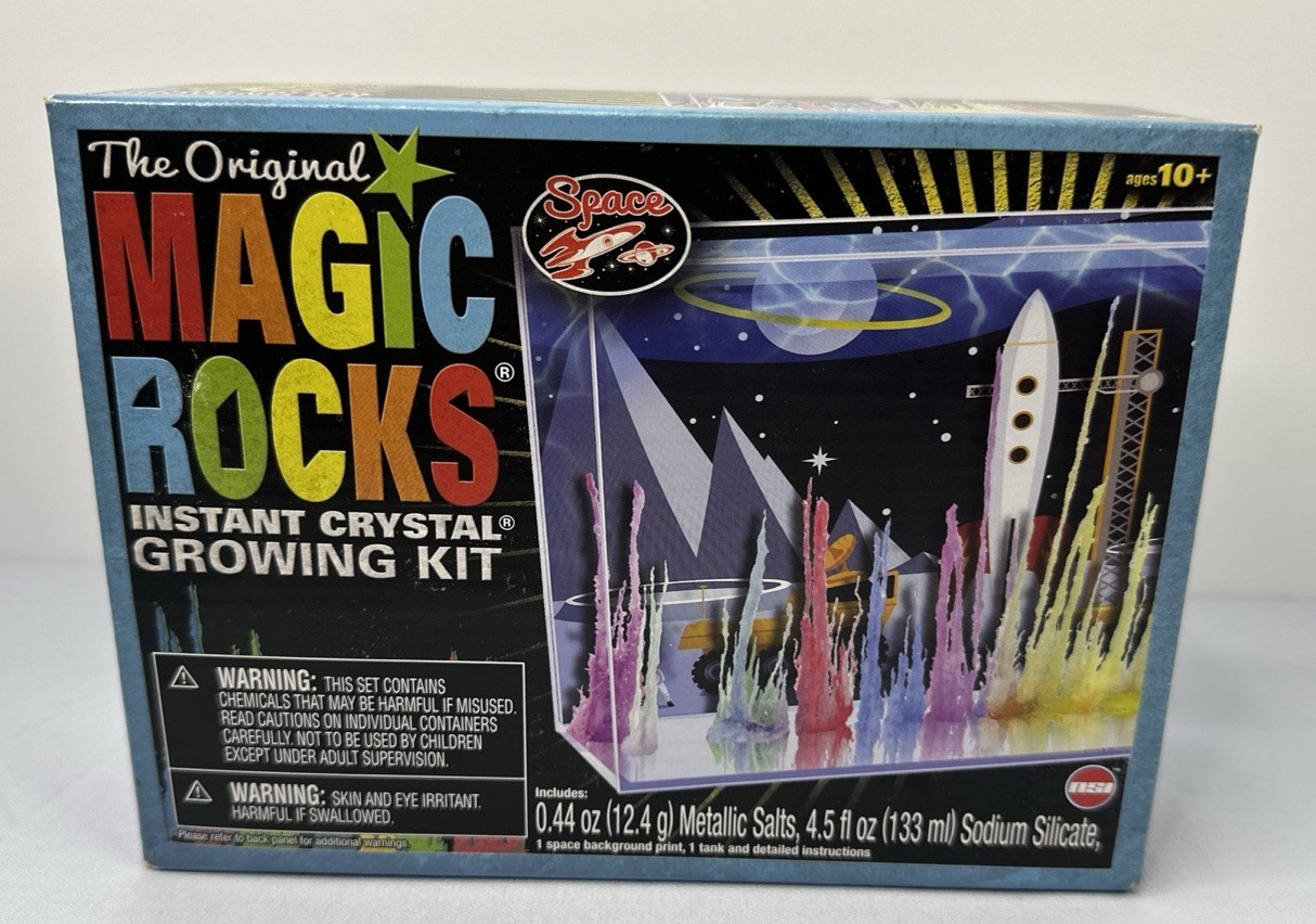 The Original Magic Rocks Instant Crystal Growing Kit Space Theme Ages 10+ NEW