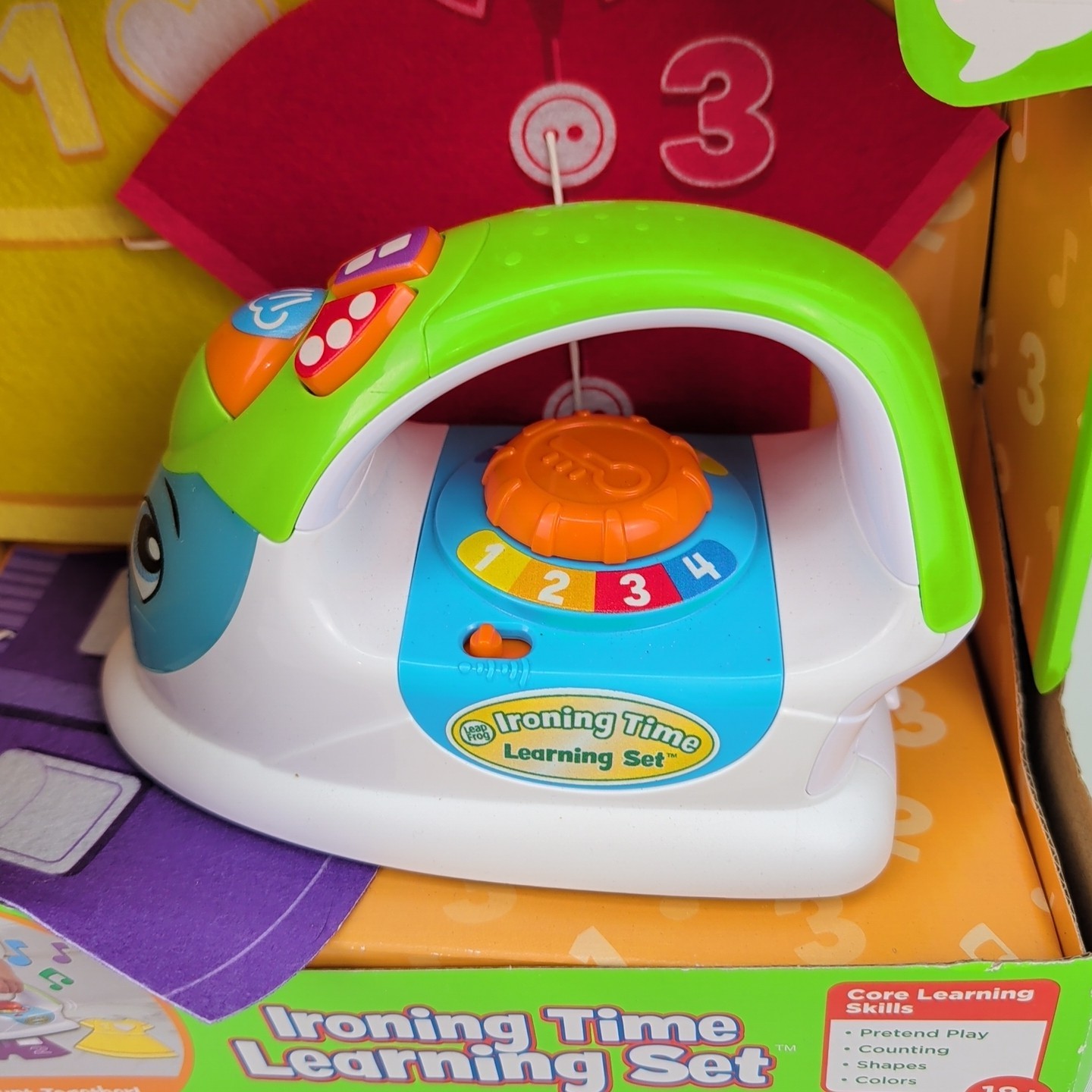 LEAPFROG Ironing Time Learning Set – Motion-Sensing Play Toy 18mo+ NEW
