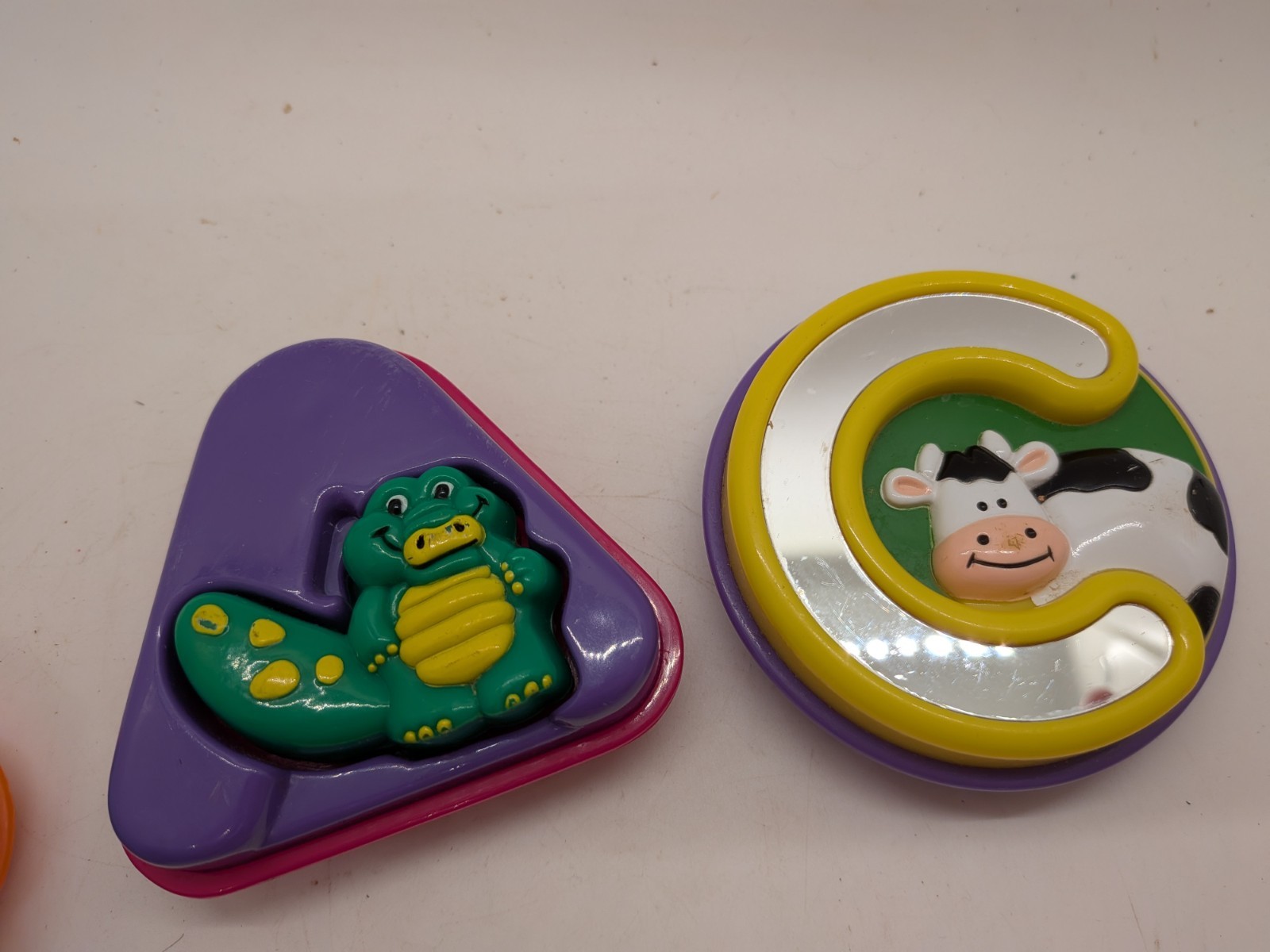 Fisher Price Refrigerator Magnets ABC Letters Shapes Food 1995 Lot