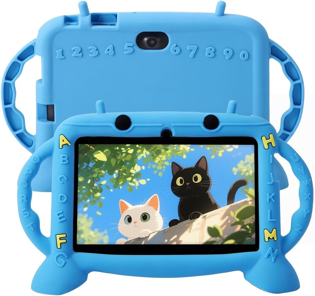 Kids Tablet, 7 inch Tablet for Kids 3-10, Educational Learning Toddler Tablet…