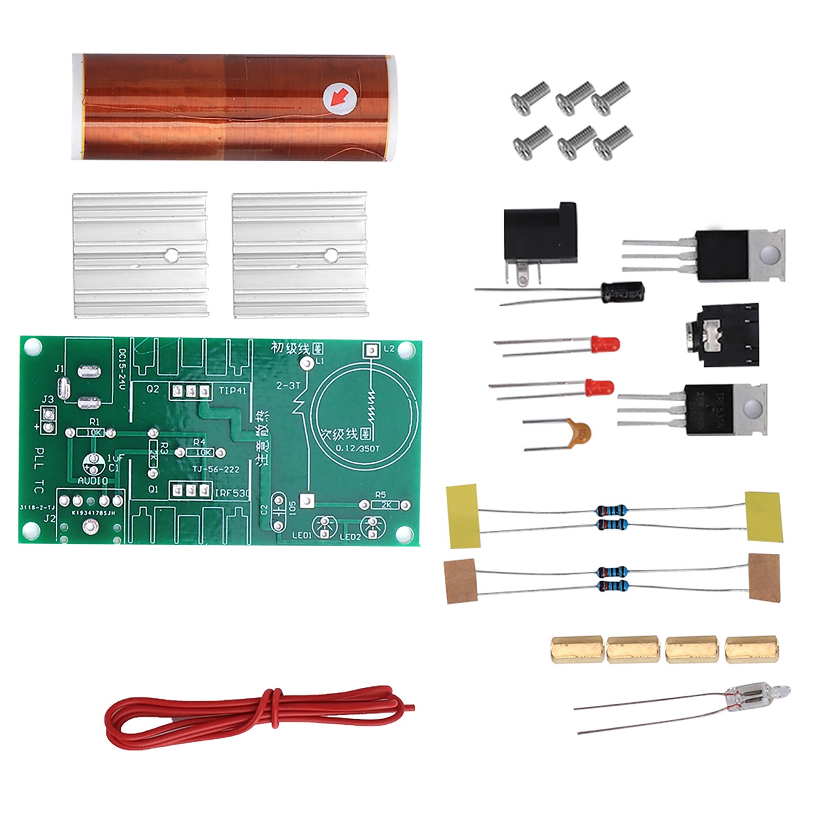 Coil Module Plasma Speaker Unassembled Mini Electronic Kit Tool 15W DC New