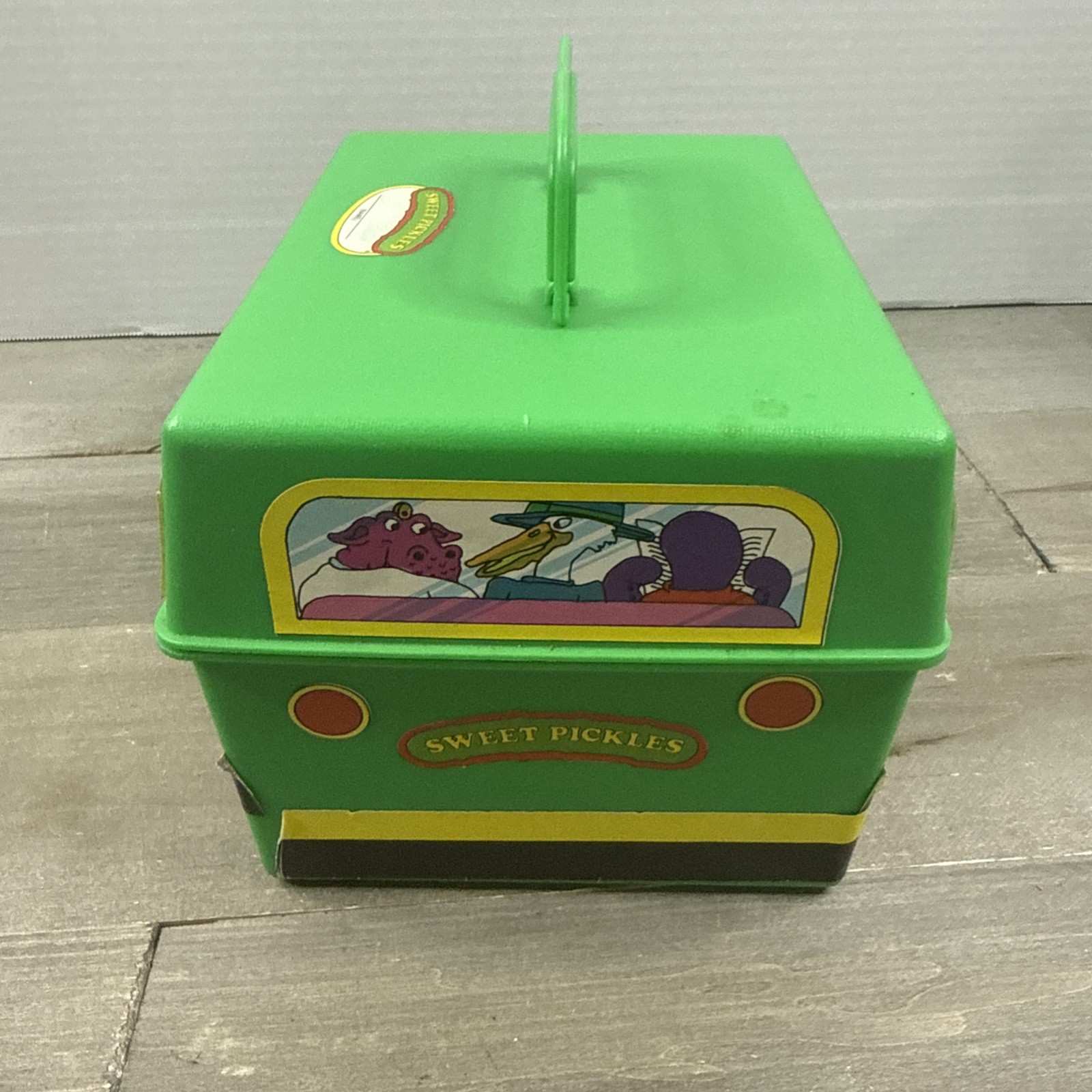 Vintage Sweet Pickles Preschool Program Activity Bus Case w/ Cards & Pieces