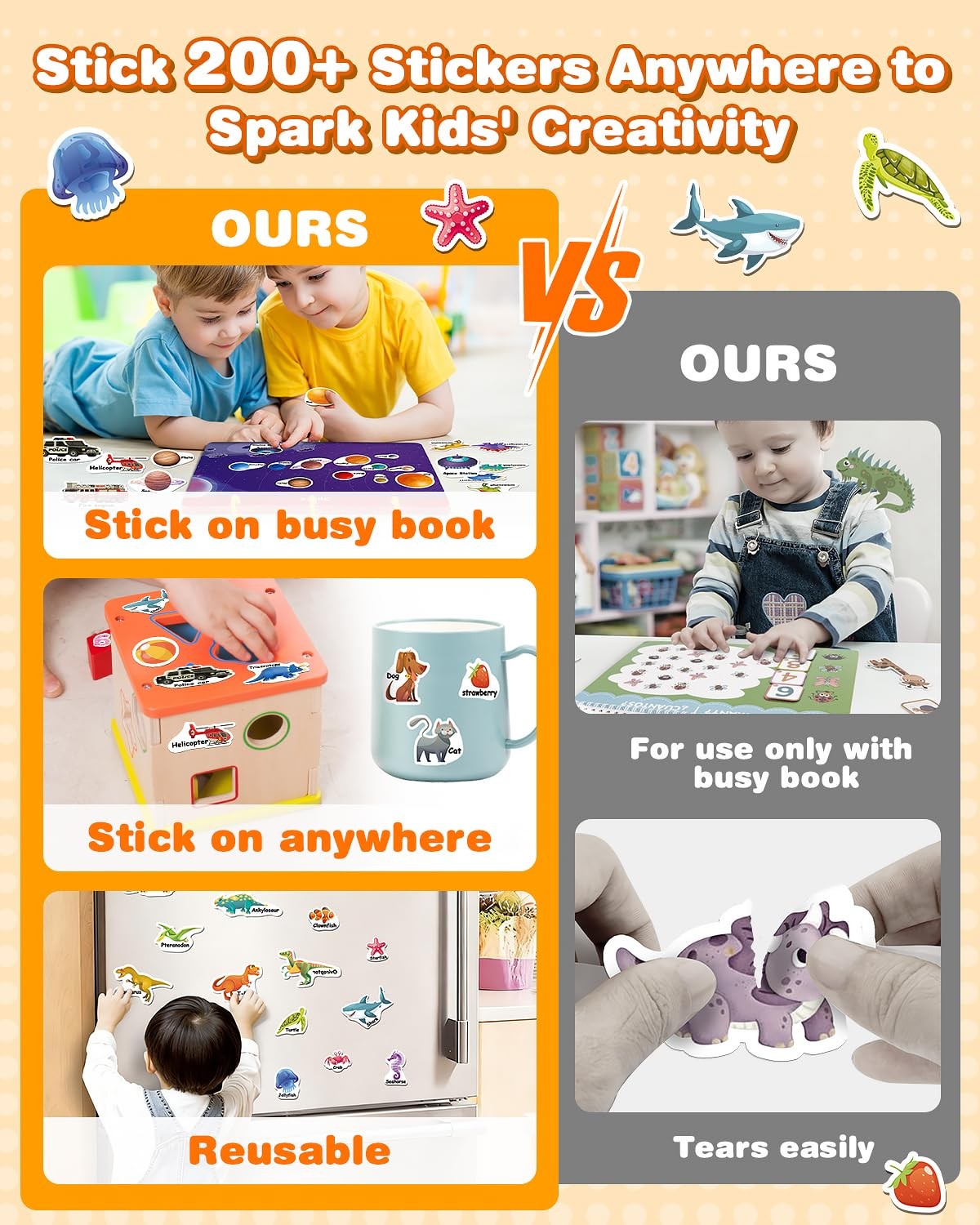 Montessori Preschool Busy Book for Toddlers – Activity Books for Ages 3-5 – P…