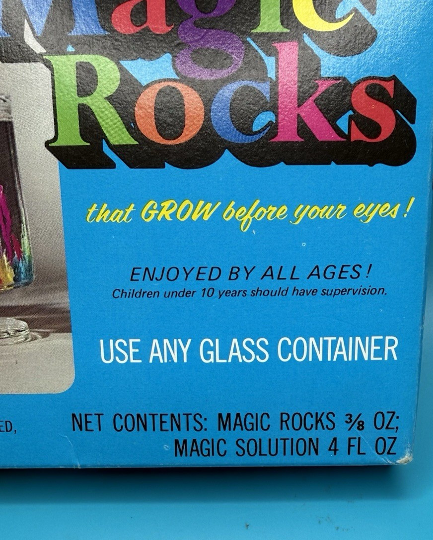 Vintage NOS 1976 Magic Rocks Made In The USA w/Original Box
