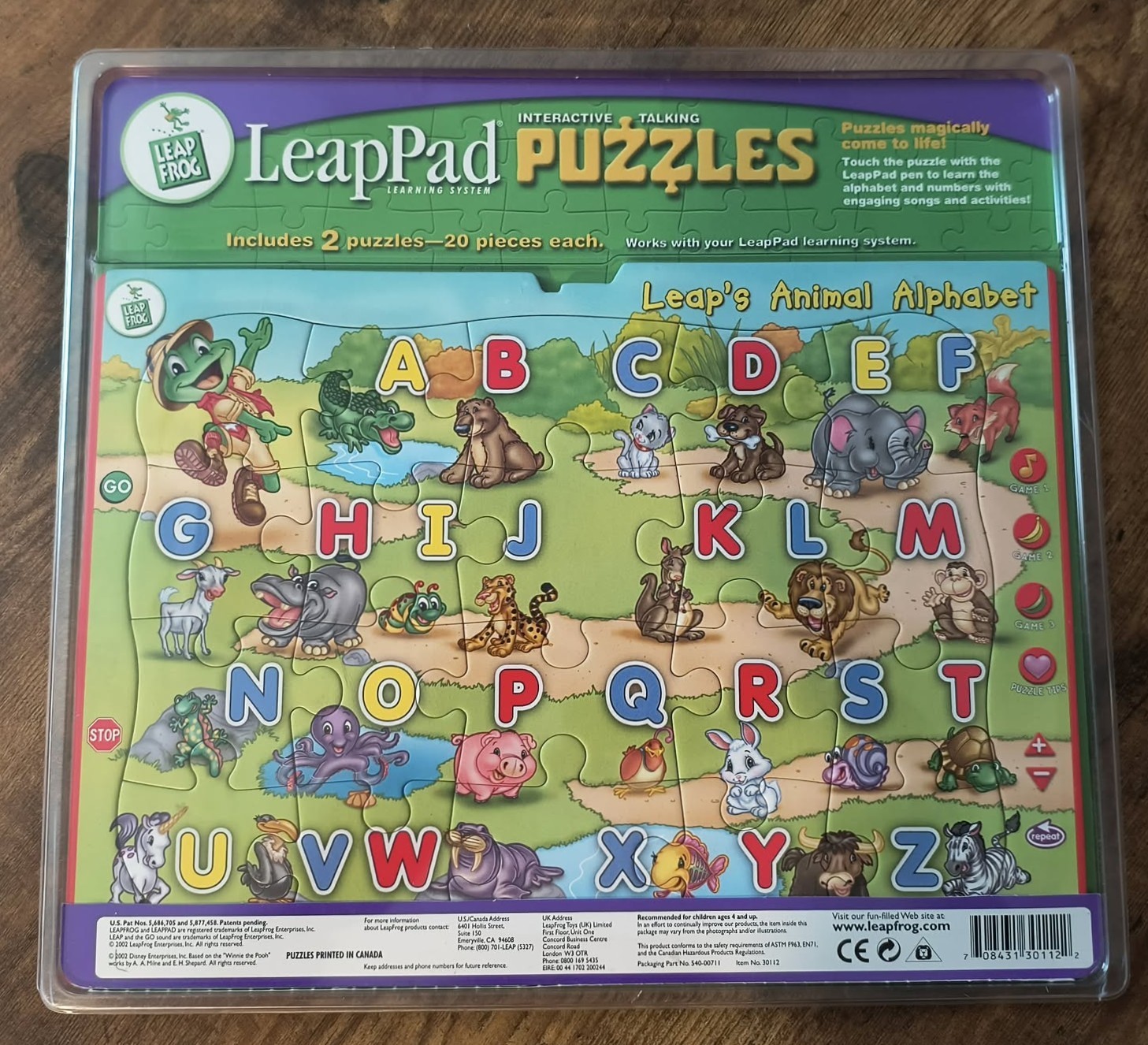 LeapPad Interactive Talking Puzzles “Winnie the Pooh’s Counting Picnic”
