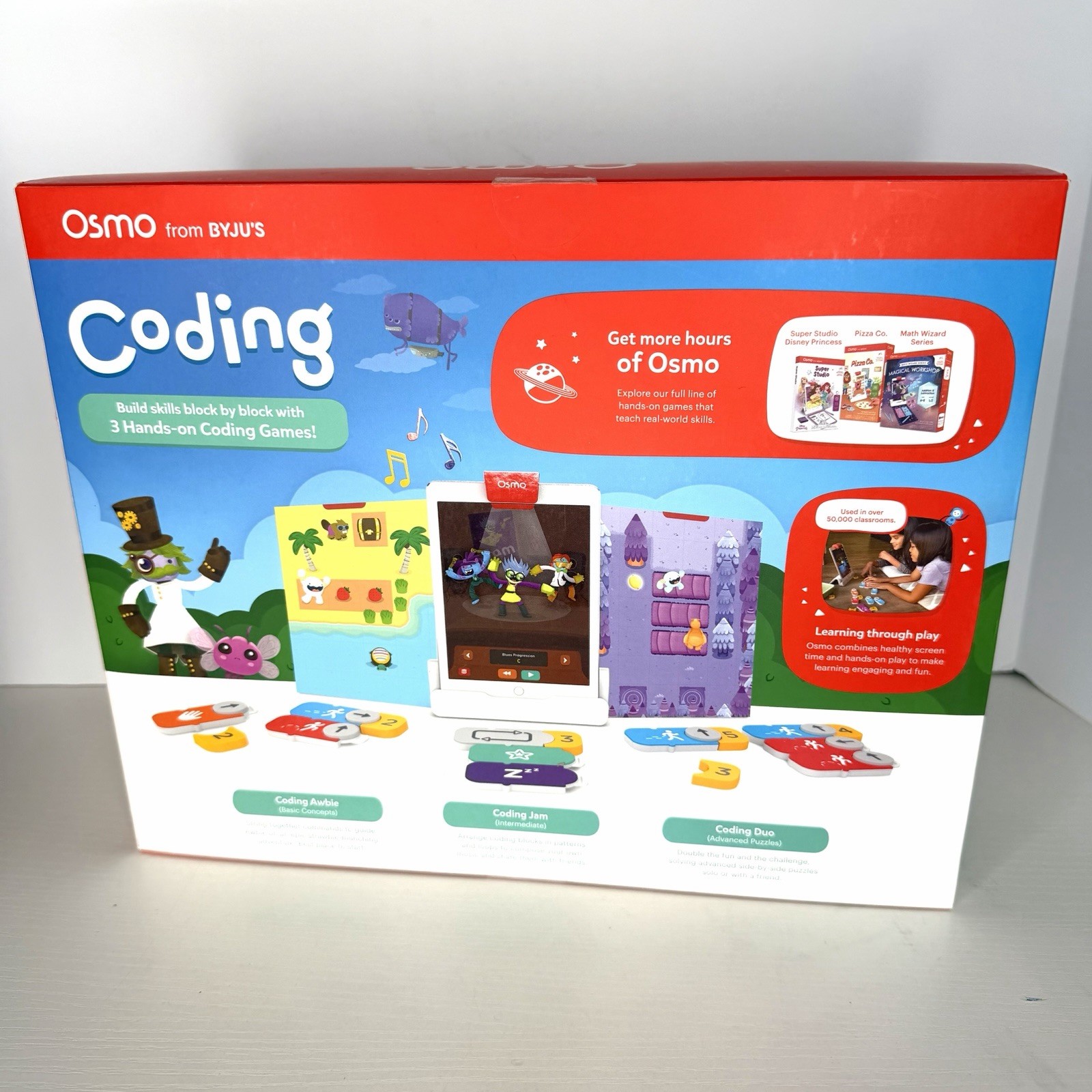 Osmo Coding Starter Kit w/ Genius Words & Numbers Tiles Bundle New Sealed