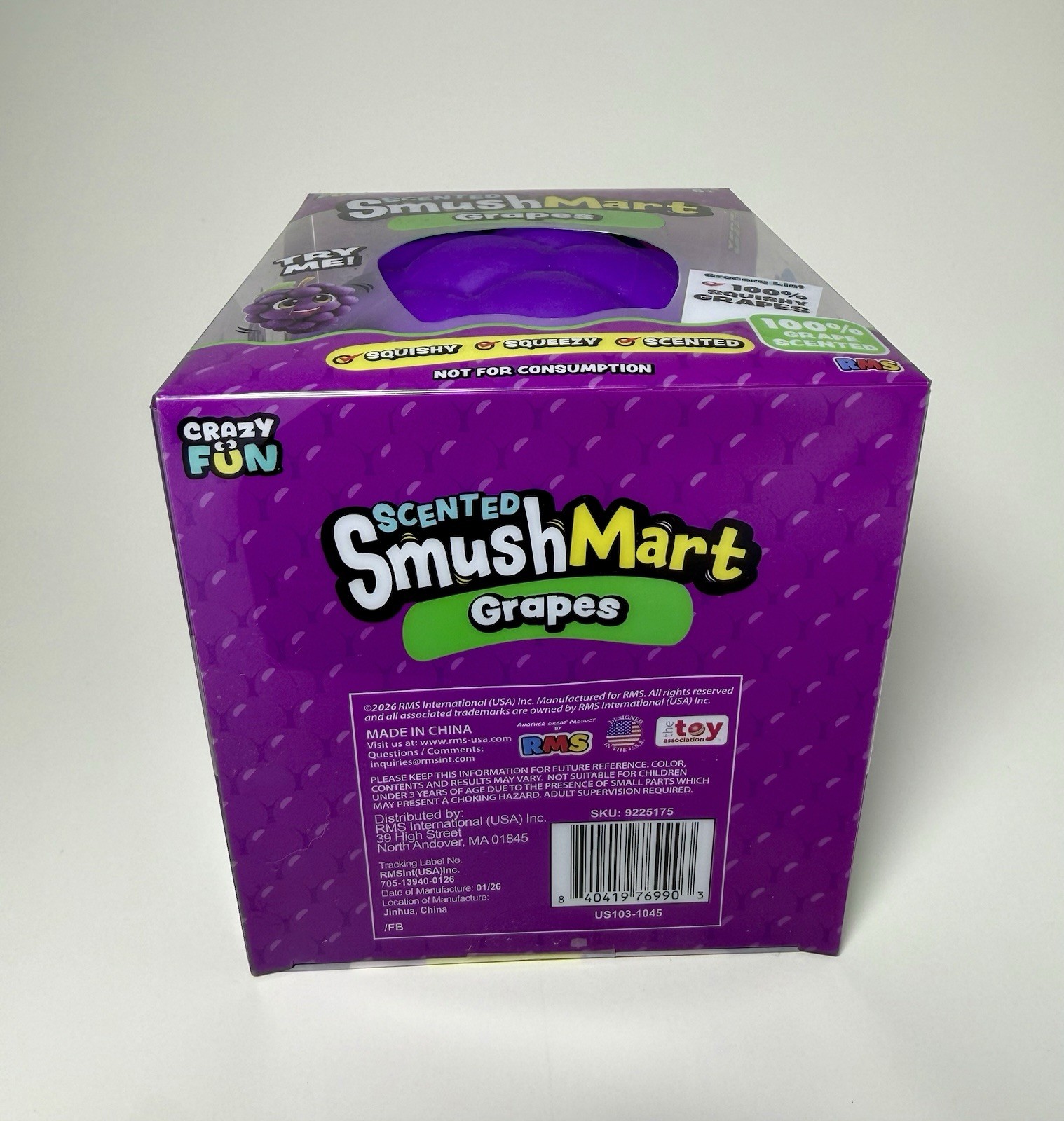 Viral SmushMart Grape Squishy Scented Squeezy Toy FAST SHIPPING