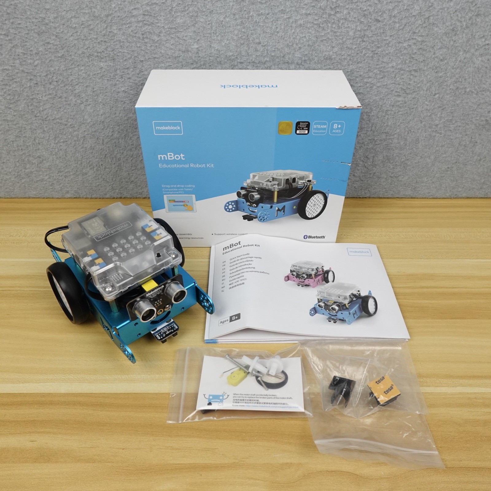 Makeblock mBot V1.2 Bluetooth STEM Robot Kit Blue P1050017 | Educational Coding