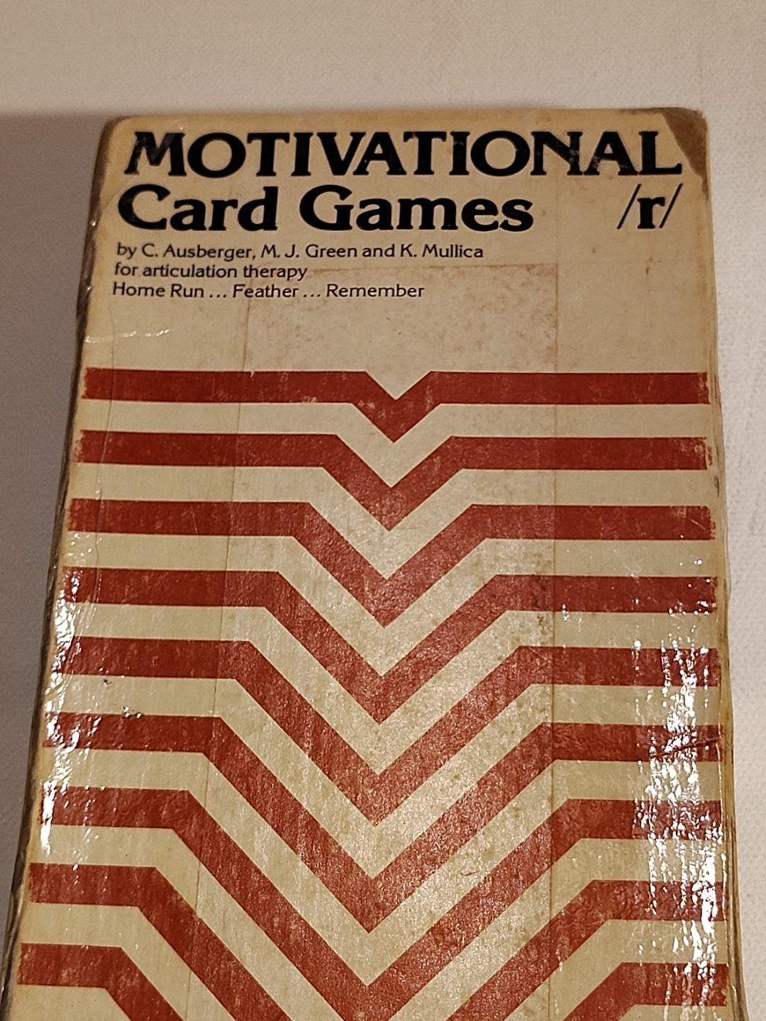 Rare Vintage 1979 Speech Articulation Therapy R Sounds Motivational Card Games