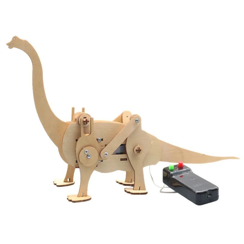 DIY STEM Dinosaur Model Kit | Educational Science Toy, Wood Puzzle Game for Kids