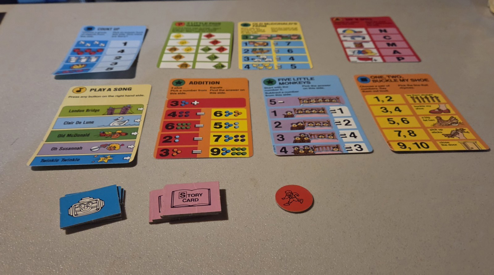 Vintage Alphie II Reading and Math Activity Set Storybook Parade