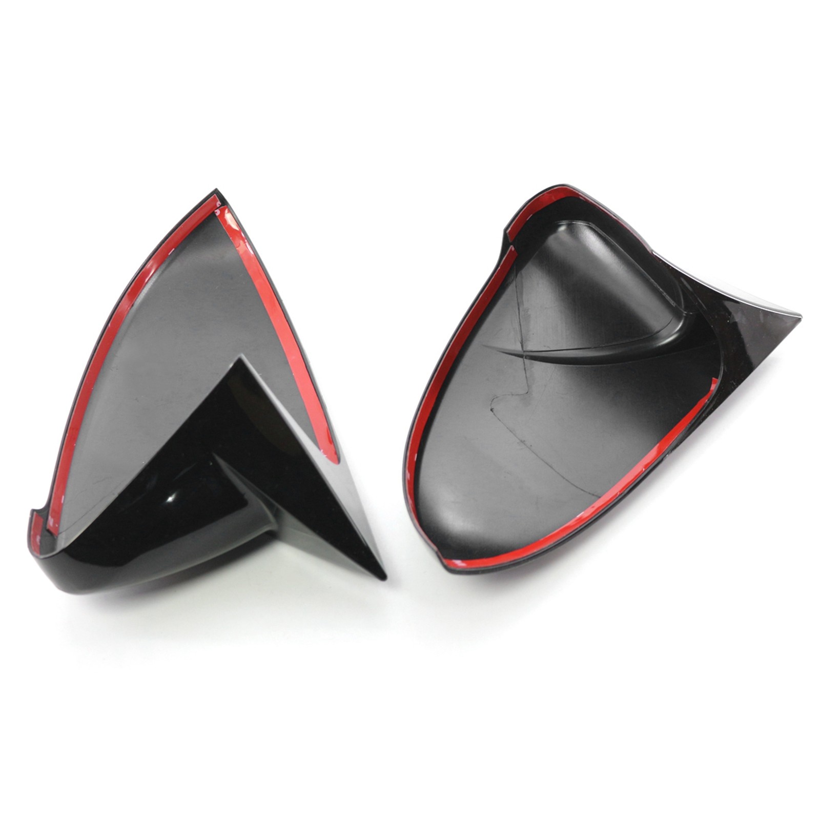 2PCS Side Mirror Cover Trim Replacement For 7 7.5 MK7 7.5 GTI R 14-19 EDVP