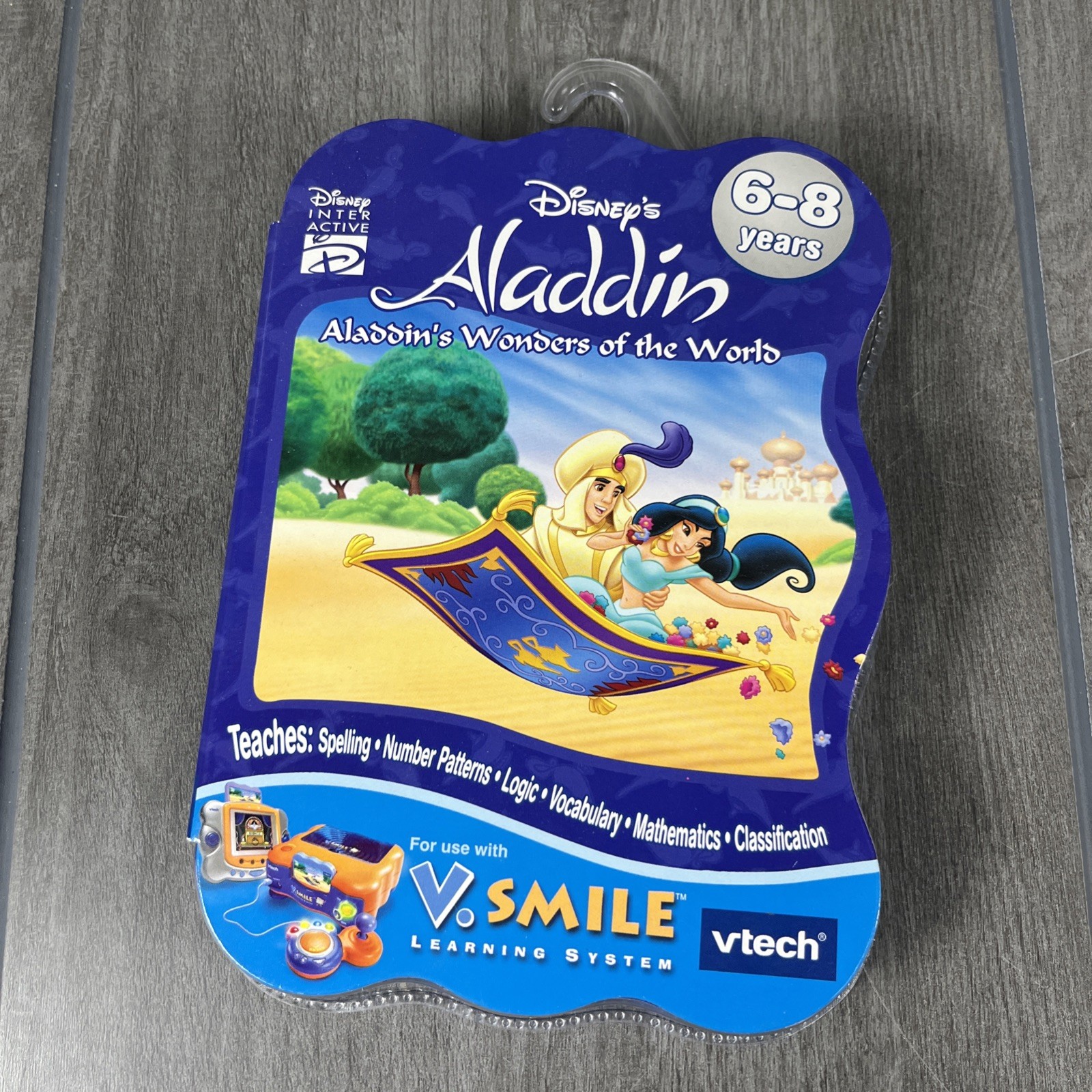 Disney Vtech Smartridge Aladdin’s Wonders of the World Cartridge V Smile