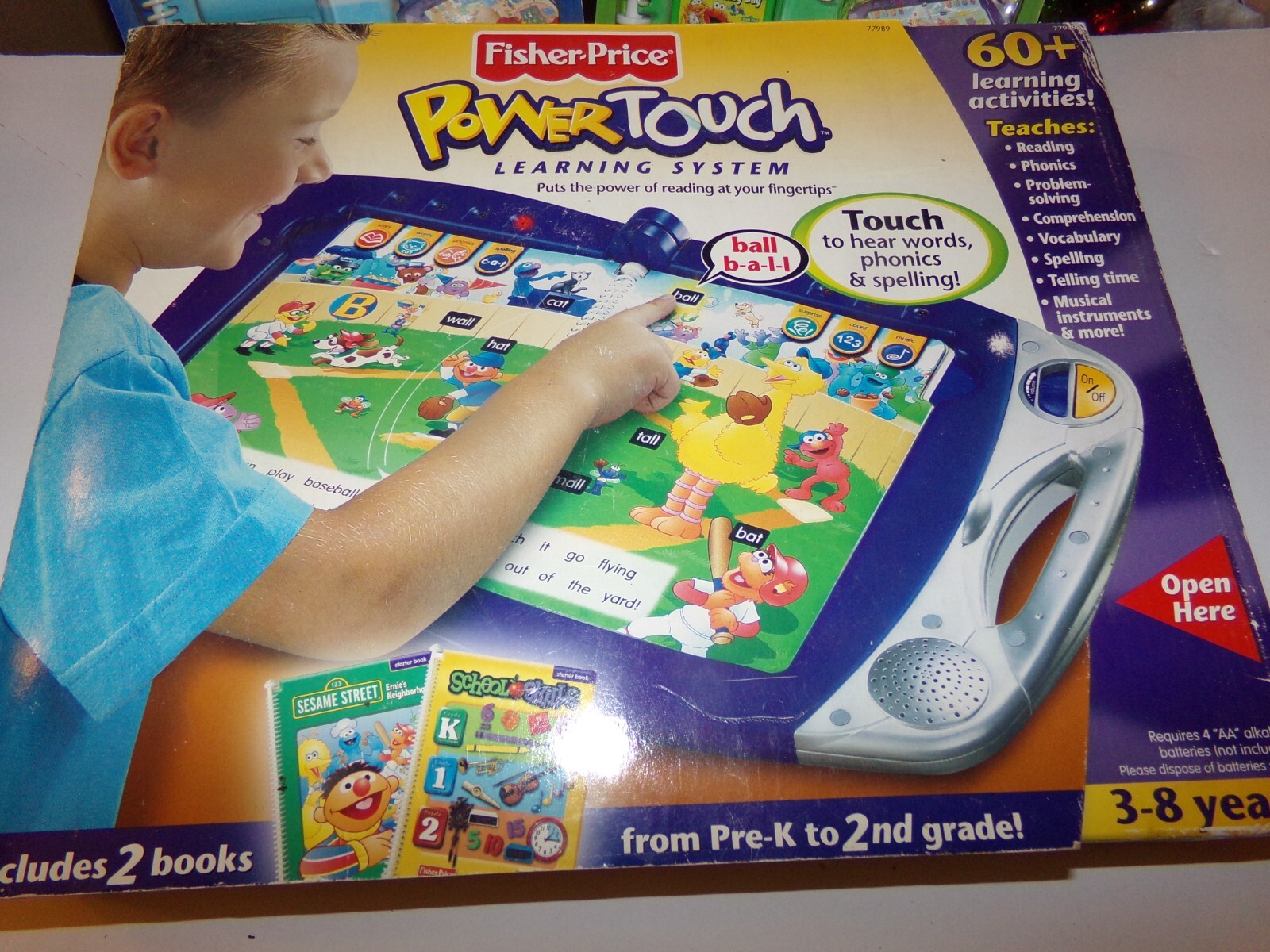 Fisher Price – Power Touch Learning System + 2 BOOKS
