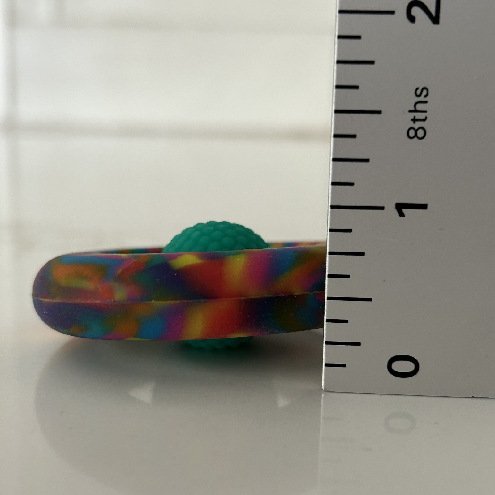 Chewigem Sensory Chew Hand Fidget Pocket Rainbow Duel Textured Autism NEW