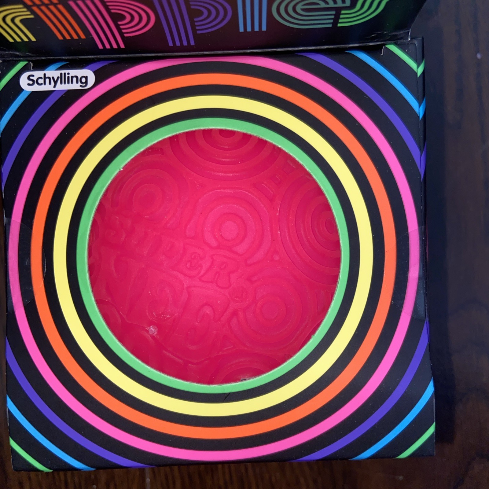 Schylling SUPER NeeDoh Ripples XL Giant Sensory Squishy Fidget Ball PINK